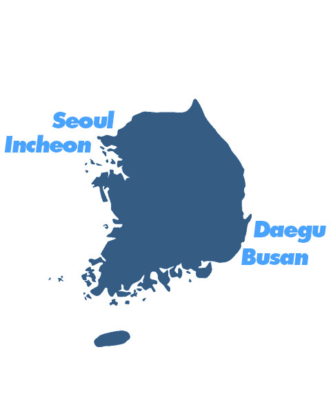 south-korea-map